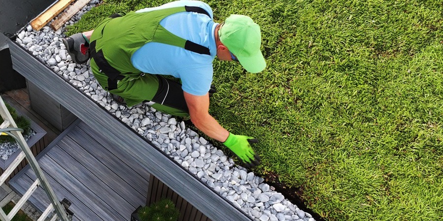 Dachbegrünung mit Vermiculite für grüne Dächer