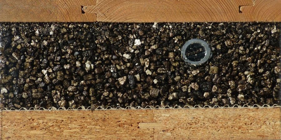 Vermiculite-Vermibit-Rohummantelung